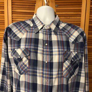 ELY CATTLEMAN SZ XL LONG SLEEVE WESTERN SHIRT - NO WEAR